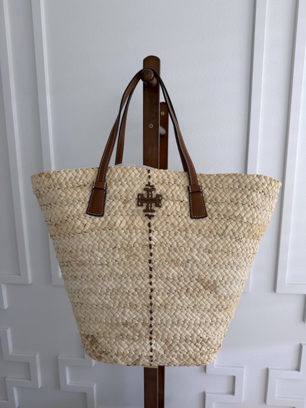 NWT - Tory Burch McGraw Straw Shopper Tote - Natural🌾